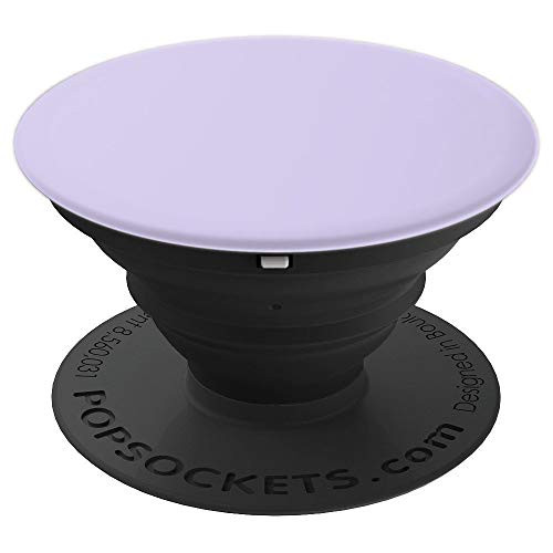 Lavender Light Purple Phone Popper Colored Solid Color Plain PopSockets Grip and Stand for Phones and Tablets