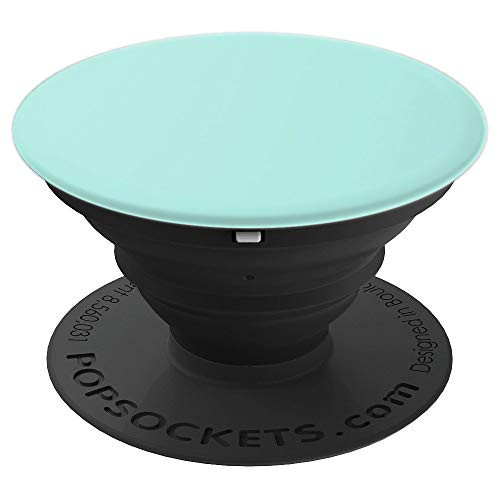 Teal Blue Aqua Phone Popper Colored Solid Color Plain PopSockets Grip and Stand for Phones and Tablets