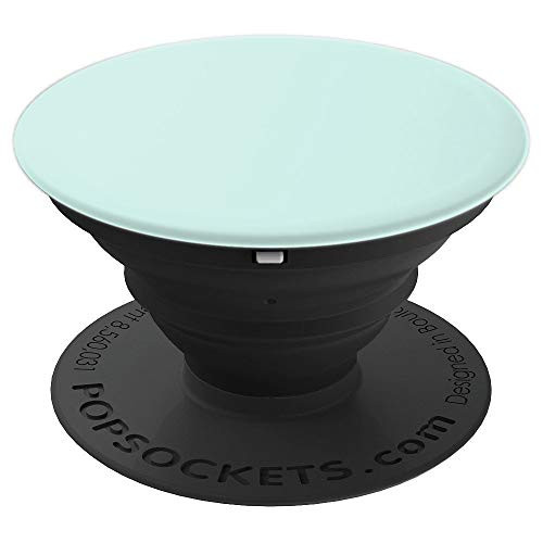 Solid Soft Aqua Mint Green Phone Popper Colored Color Plain PopSockets Grip and Stand for Phones and Tablets