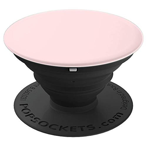 Quartz Light Pink Phone Popper Colored Simple Solid Color PopSockets Grip and Stand for Phones and Tablets