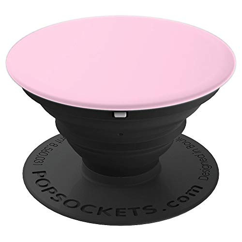 Light Pink Pastel Phone Popper Colored Simple Solid Color PopSockets Grip and Stand for Phones and Tablets