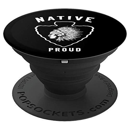 Native American Proud Arrowhead Women Men PopSockets Grip and Stand for Phones and Tablets