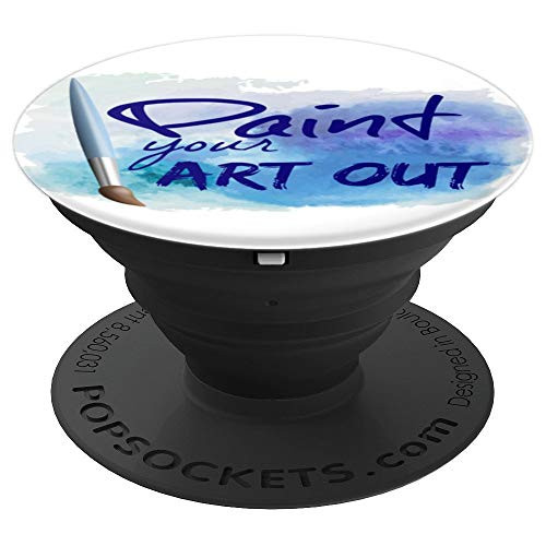 Acrylic Paint Pouring Artist Brush Gift Fluid Art Painter PopSockets Grip and Stand for Phones and Tablets