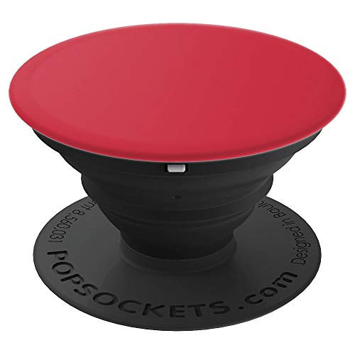 XR Red Phone Popper Colored Simple Solid Color Plain PopSockets Grip and Stand for Phones and Tablets