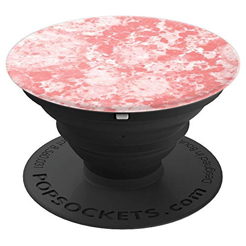 Coral Colored Granite Design PopSocket PopSockets Grip and Stand for Phones and Tablets