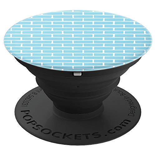 Cute & Trendy Turquoise Brick Wall Pattern PACJ0523 PopSockets Grip and Stand for Phones and Tablets
