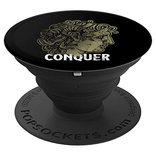 Conquer Alexander the Great Head Ancient Greece Design PopSockets Grip and Stand for Phones and Tablets