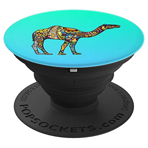 Beautiful Camel Totem Tattoo Art PopSockets Grip and Stand for Phones and Tablets Beautiful Camel Totem Tattoo Art PopSockets Grip and Stand for Phones and Tablets