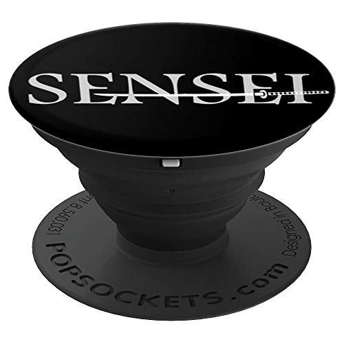 Sensei Martial Arts Coach, Aikido Karate Jiu Jitsu Judo BJJ PopSockets Grip and Stand for Phones and Tablets