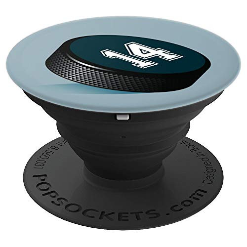 Ice Hockey Player No 14 Jersey Pop Socket Gift PopSockets Grip and Stand for Phones and Tablets