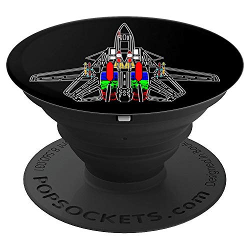F-14 Tomcat Specs Shirt TShirt PopSockets Grip and Stand for Phones and Tablets