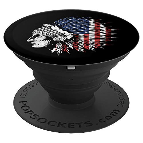 Native American Indian Flag Headdress PopSockets Grip and Stand for Phones and Tablets Native American Indian Flag Headdress PopSockets Grip and Stand for Phones and Tablets