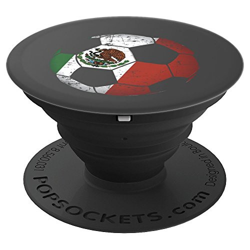 Mexico Soccer Ball Flag Jersey Art - Mexican Football Gift PopSockets Grip and Stand for Phones and Tablets Mexico Soccer Ball Flag Jersey Art - Mexican Football Gift PopSockets Grip and Stand for Phones and Tablets
