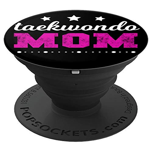 Taekwondo Mom Martial Arts PopSockets Grip and Stand for Phones and Tablets