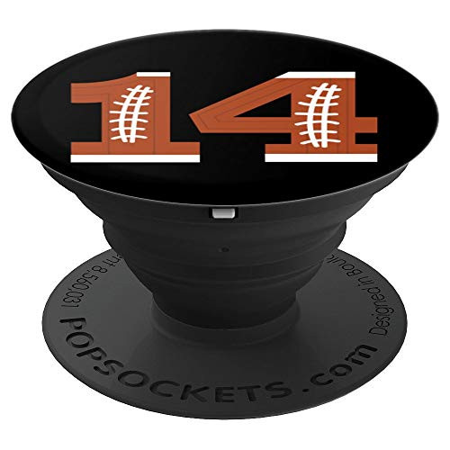 14th Birthday Football Ball Boys | 14 Year Old Gift PopSockets Grip and Stand for Phones and Tablets