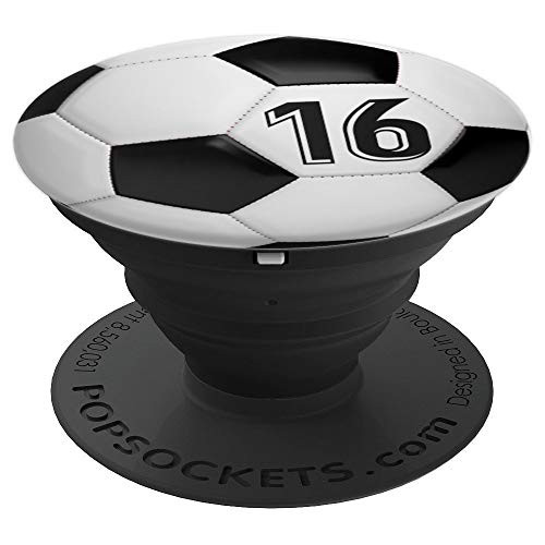 Soccer #16 Football Player Jersey No 16 Phone grips Gift PopSockets Grip and Stand for Phones and Tablets Soccer #16 Football Player Jersey No 16 Phone grips Gift PopSockets Grip and Stand for Phones and Tablets