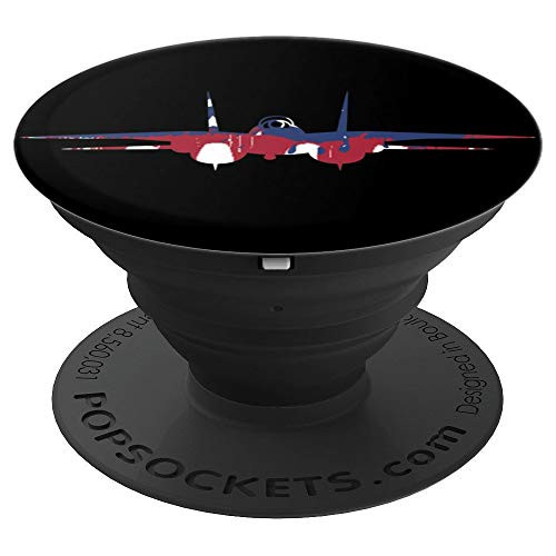 F-14 Tomcat Silhouette Painted American Flag PopSockets Grip and Stand for Phones and Tablets F-14 Tomcat Silhouette Painted American Flag PopSockets Grip and Stand for Phones and Tablets