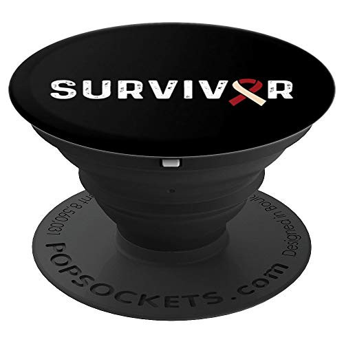 Head And Neck Cancer Awareness Products Ribbon Survivor PopSockets Grip and Stand for Phones and Tablets Head And Neck Cancer Awareness Products Ribbon Survivor PopSockets Grip and Stand for Phones and Tablets