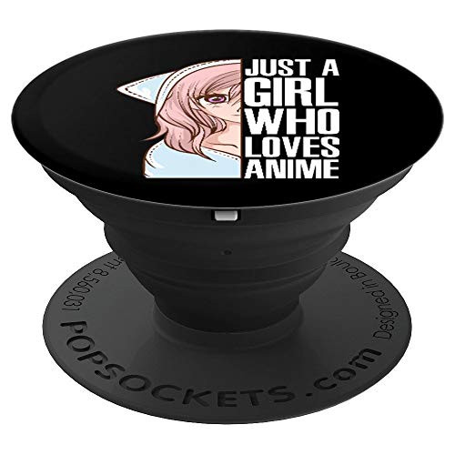 Just A Girl Who Loves Anime Anime Is Life - Anime Girl PopSockets Grip and Stand for Phones and Tablets Just A Girl Who Loves Anime Anime Is Life - Anime Girl PopSockets Grip and Stand for Phones and Tablets