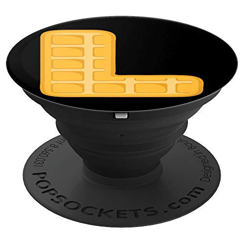 L Initial Waffle Monogram Capital Letter Name Art PopSockets Grip and Stand for Phones and Tablets L Initial Waffle Monogram Capital Letter Name Art PopSockets Grip and Stand for Phones and Tablets