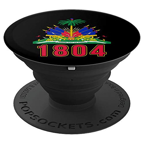 1804 Art | Cute Haiti Year Of Independence Design Gift PopSockets Grip and Stand for Phones and Tablets