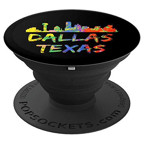 Dallas Texas City Skyline Artwork Colorful Dallas Skyline PopSockets Grip and Stand for Phones and Tablets Dallas Texas City Skyline Artwork Colorful Dallas Skyline PopSockets Grip and Stand for Phones and Tablets