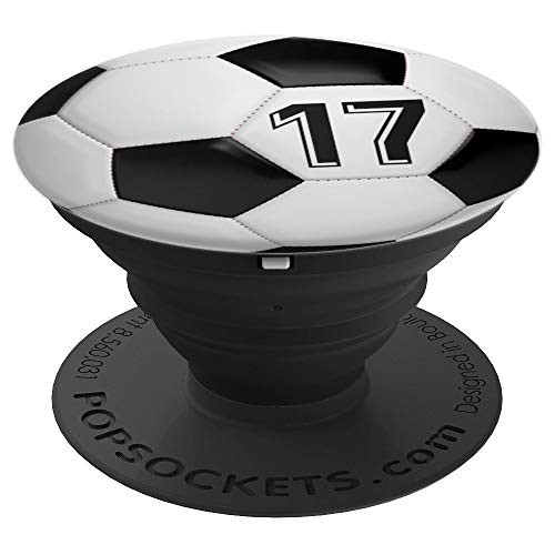 Soccer #17 Football Player Jersey No 17 Phone grips Gift PopSockets Grip and Stand for Phones and Tablets Soccer #17 Football Player Jersey No 17 Phone grips Gift PopSockets Grip and Stand for Phones and Tablets