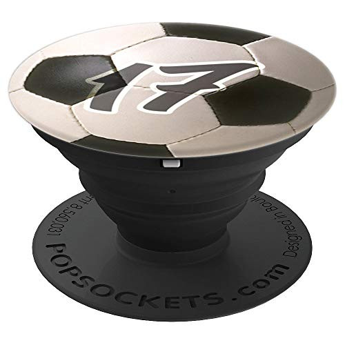 Football Soccer Number #17 Favorite Players PopSockets Grip and Stand for Phones and Tablets Football Soccer Number #17 Favorite Players PopSockets Grip and Stand for Phones and Tablets