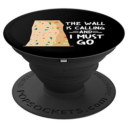 Bouldering Wall Climbing Freeclimbing Climber PopSockets Grip and Stand for Phones and Tablets