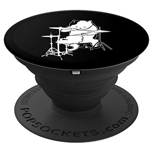 In My Head My Cat Always Play Drums Funny Music Drum Gift PopSockets Grip and Stand for Phones and Tablets In My Head My Cat Always Play Drums Funny Music Drum Gift PopSockets Grip and Stand for Phones and Tablets