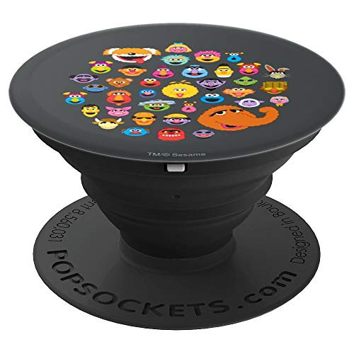 Sesame Street Character Head Shots PopSockets Grip and Stand for Phones and Tablets
