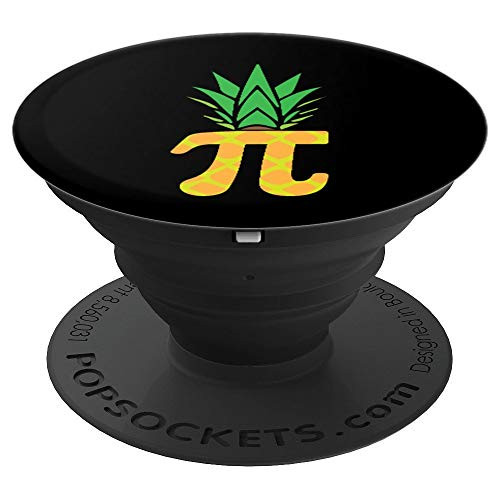 Pi-neapple Pineapple Math 3.14 March 14 Funny Pi Day PopSockets Grip and Stand for Phones and Tablets