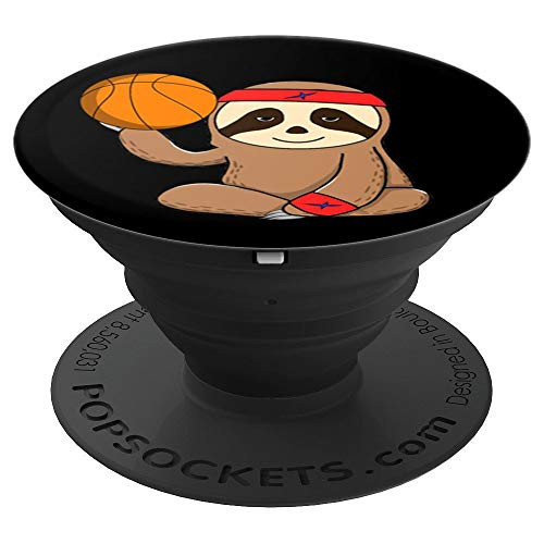 Basketball Sloth Gift Sports Fan Player Boys Men Gifts PopSockets Grip and Stand for Phones and Tablets Basketball Sloth Gift Sports Fan Player Boys Men Gifts PopSockets Grip and Stand for Phones and Tablets
