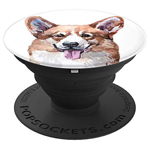 Corgi Dog Watercolor Art Portrait Welsh Corgi Mom Dad Gift PopSockets Grip and Stand for Phones and Tablets Corgi Dog Watercolor Art Portrait Welsh Corgi Mom Dad Gift PopSockets Grip and Stand for Phones and Tablets
