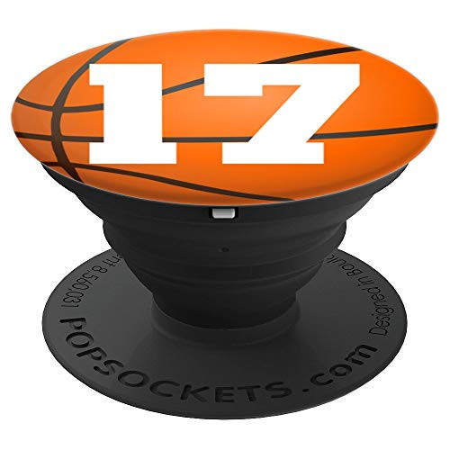 Basketball Number #17 Phone Grip | Basketball Gifts PopSockets Grip and Stand for Phones and Tablets Basketball Number #17 Phone Grip | Basketball Gifts PopSockets Grip and Stand for Phones and Tablets
