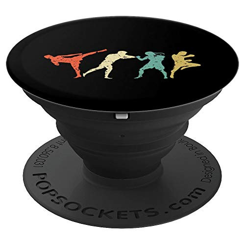 Retro Vintage Muay Thai Martial Arts PopSockets Grip and Stand for Phones and Tablets Retro Vintage Muay Thai Martial Arts PopSockets Grip and Stand for Phones and Tablets