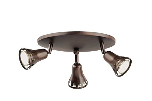 Trans Globe Lighting W-490 ROB Indoor Renew 10" Flushmount  , Rubbed Oil Bronze