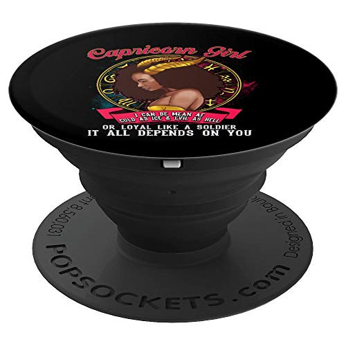 Capricorn Zodiac Birthday Mean AF December 22 January 19 PopSockets Grip and Stand for Phones and Tablets