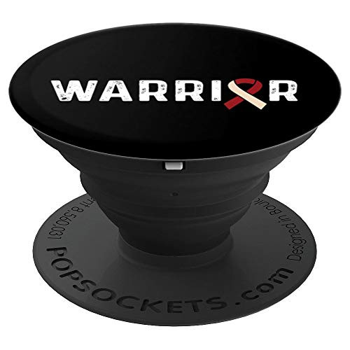 Head And Neck Cancer Awareness Products Ribbon Warrior PopSockets Grip and Stand for Phones and Tablets Head And Neck Cancer Awareness Products Ribbon Warrior PopSockets Grip and Stand for Phones and Tablets