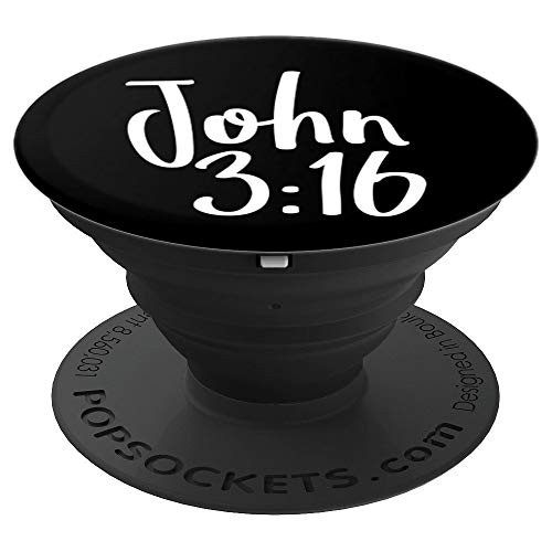 For God So Loved the World Bible Verse Jesus Gift John 3:16 PopSockets Grip and Stand for Phones and Tablets