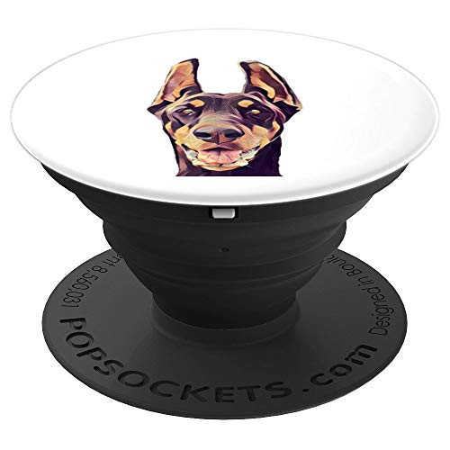 Doberman Pinscher Art Dog Love Design PopSockets Grip and Stand for Phones and Tablets Doberman Pinscher Art Dog Love Design PopSockets Grip and Stand for Phones and Tablets