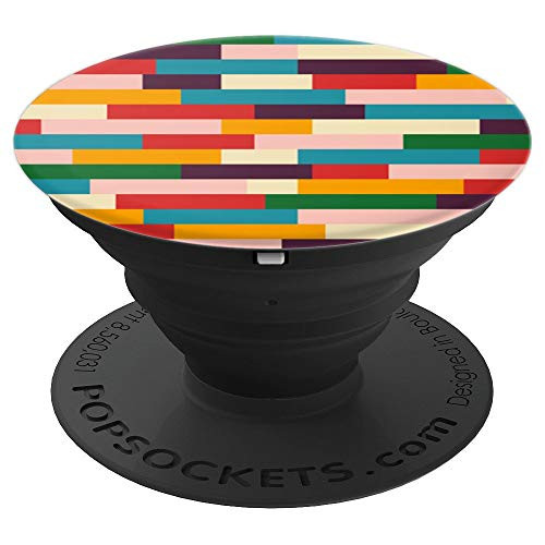 Rainbow Colored Retro Summer Stripes - Vintage Style Love PopSockets Grip and Stand for Phones and Tablets Rainbow Colored Retro Summer Stripes - Vintage Style Love PopSockets Grip and Stand for Phones and Tablets