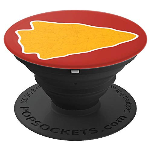 Kansas City (Red&Yellow) KC Arrowhead Fan Gear Kc Vintage PopSockets Grip and Stand for Phones and Tablets Kansas City (Red&Yellow) KC Arrowhead Fan Gear Kc Vintage PopSockets Grip and Stand for Phones and Tablets