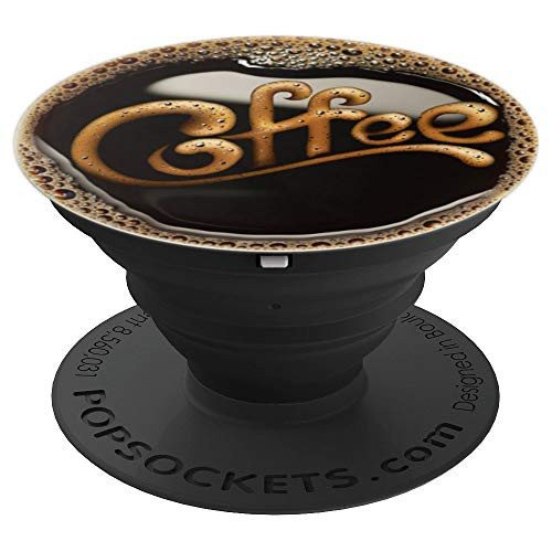 Espresso Foam Art Coffee PopSockets Grip and Stand for Phones and Tablets