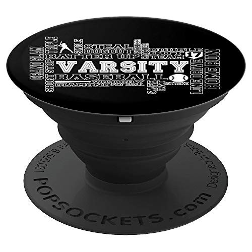 Varsity Baseball Number 17 Jersey Under Garment Seventeen PopSockets Grip and Stand for Phones and Tablets