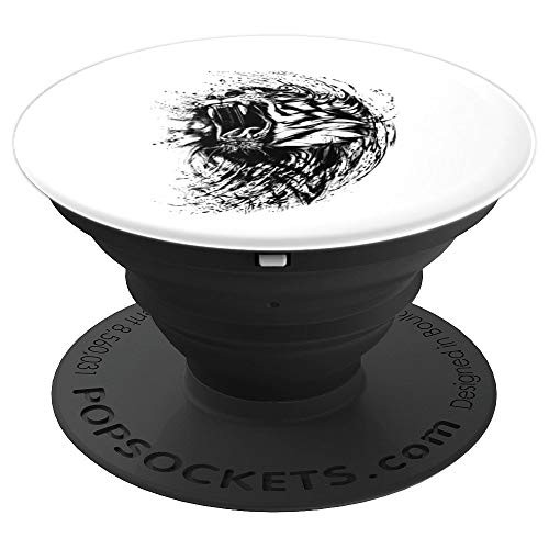 Cool Tiger Head in Mid Roar PopSockets Grip and Stand for Phones and Tablets Cool Tiger Head in Mid Roar PopSockets Grip and Stand for Phones and Tablets