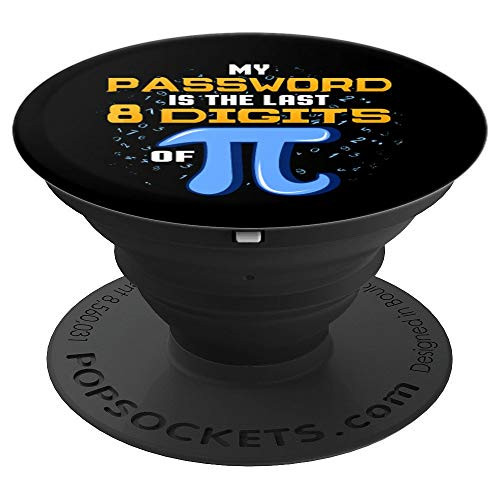 Funny Pi Day March 14 Sarcastic Gift Math IT Teacher Student PopSockets Grip and Stand for Phones and Tablets