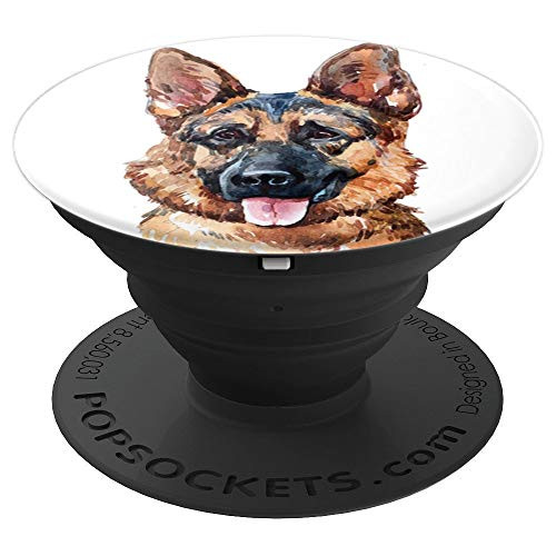 German Shepherd Dog Portrait Art Pop GSD Mom Dad Gifts PopSockets Grip and Stand for Phones and Tablets German Shepherd Dog Portrait Art Pop GSD Mom Dad Gifts PopSockets Grip and Stand for Phones and Tablets