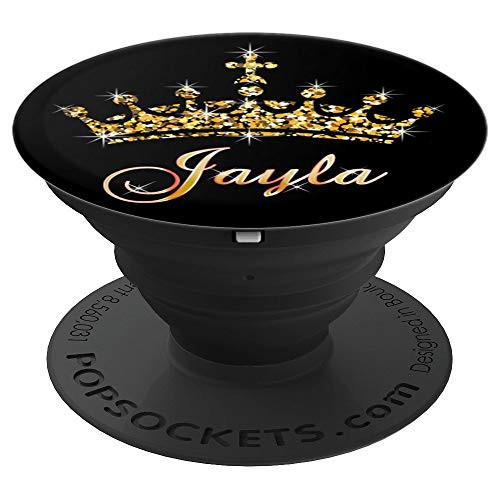 Jayla Name Crown Queen Princess Royal Design - Jayla PopSockets Grip and Stand for Phones and Tablets
