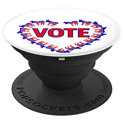 vote democrat donkey democtratic PopSockets Grip and Stand for Phones and Tablets